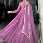 Anarkali Three Piece