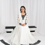 White Anarkali