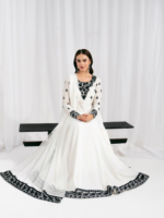 White Anarkali